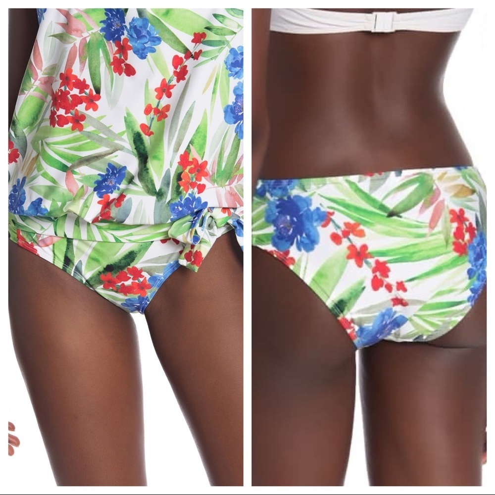 Athena Hana Botana Floral Print Bikini Bottoms
